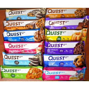 Міксовий набір батончиків різних смаків 12 штук по 60 грам