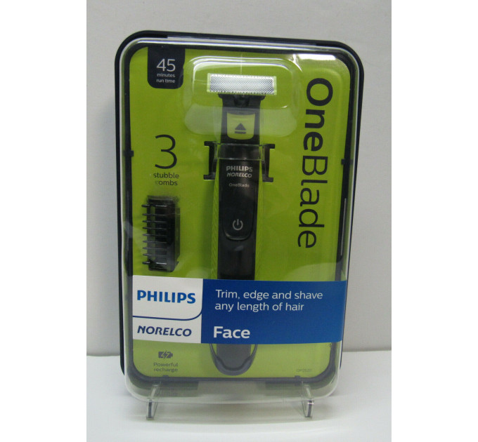 Чоловічий набір для гоління акумуляторний тример Philips Norelco OneBlade Hybrid QP2520/70 і чохол