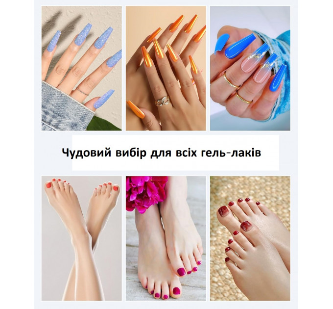 LED-лампа для полімеризації гель-лаку MelodySusie 48 Вт біла