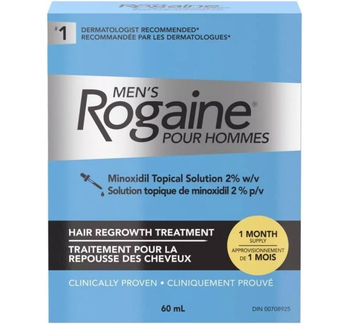 Засіб проти випадіння волосся Rogaine Men's 2% Minoxidil