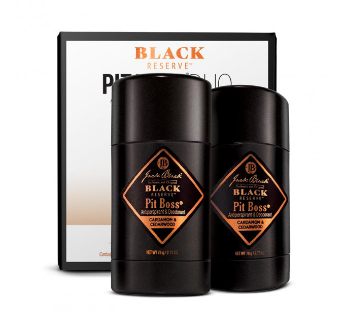 Парфумований антиперспірант для чоловіків Jack Black Pit Boss з ароматом кардамону та кедра 78 г