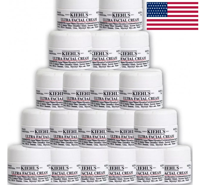 Набір кремів для обличчя Kiehl's Ultra Ліпідна формула для зволоження та омолодження 20 флаконів по 7 мл