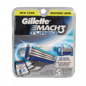 Запасні касети для бритви Gillette Mach3 Turbo 5 шт