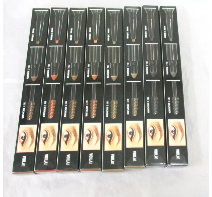 NYX Brow Pencil для брів 3в1 олівець пудра і туш