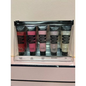 Набір блисків для губ Victoria`s Secret Total Shine Addict Flavored Lip Gloss Multi Glosses (5 блисків)