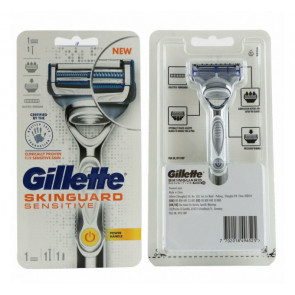 Чоловіча бритва Gillette SkinGuard Sensitive Power (1 станок 1 картридж 1 батарейка)