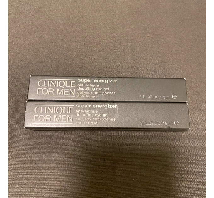 Гель для очей від набряків і темних кіл Clinique Super Energizer чоловічий 15 мл