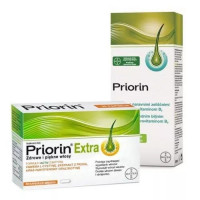 Комплекс проти випадіння волосся Priorin Extra 30 капсул і зміцнювальний шампунь 200 мл