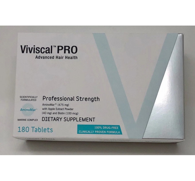 Засіб для відновлення і росту волосся Viviscal Pro 180 таблеток курс 3 місяці