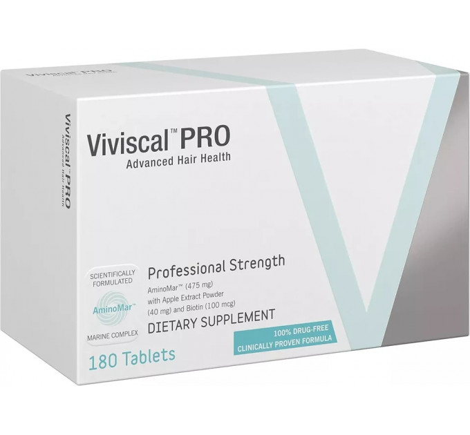 Засіб для відновлення і росту волосся Viviscal Pro 180 таблеток курс 3 місяці