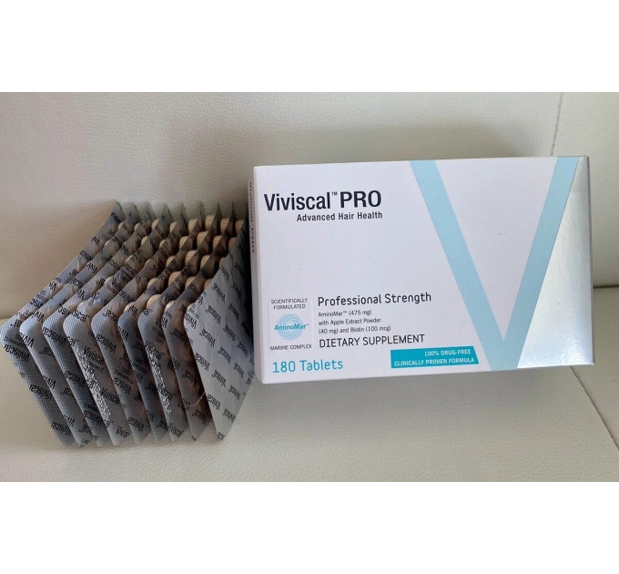 Засіб для відновлення і росту волосся Viviscal Pro 180 таблеток курс 3 місяці