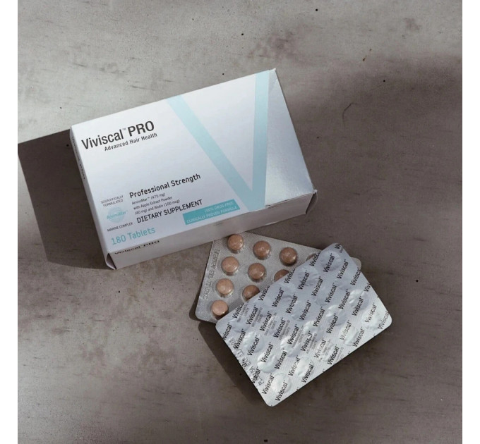 Засіб для відновлення і росту волосся Viviscal Pro 180 таблеток курс 3 місяці