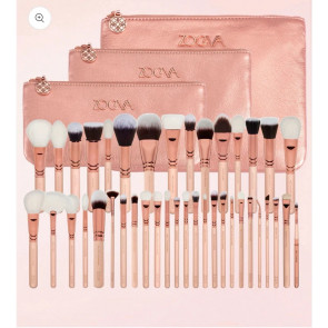 Набір пензлів ZOEVA Rose Golden Vol.2 SBE40Z4 (40 кистей та 3 косметички)