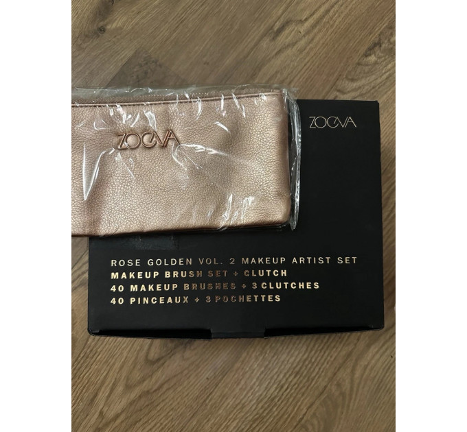 Набор кистей ZOEVA Rose Golden Vol.2 SBE40Z4 (40 кистей и 3 косметичка)