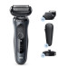 Электробритва Braun Series 6 60-N4500cs с триммером и зарядной станцией и чехлом черная