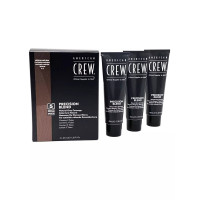 Тонуючий крем для волосся та бороди American Crew Precision Blend Medium Natural 3 флакони по 40 мл