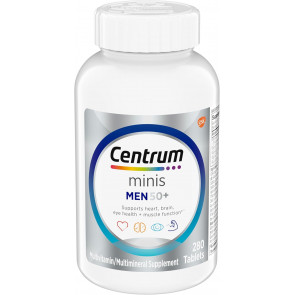 Комплекс мультивітамінів і мінералів Centrum Minis Silver для чоловіків після 50 років міні розмір 280 капсул