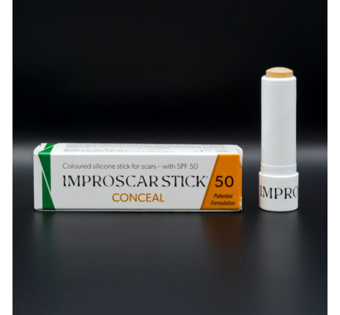 Стик для лечения и маскировки шрамов Improscar Stick 50 Conceal с пигментом и SPF 50 6.9 г