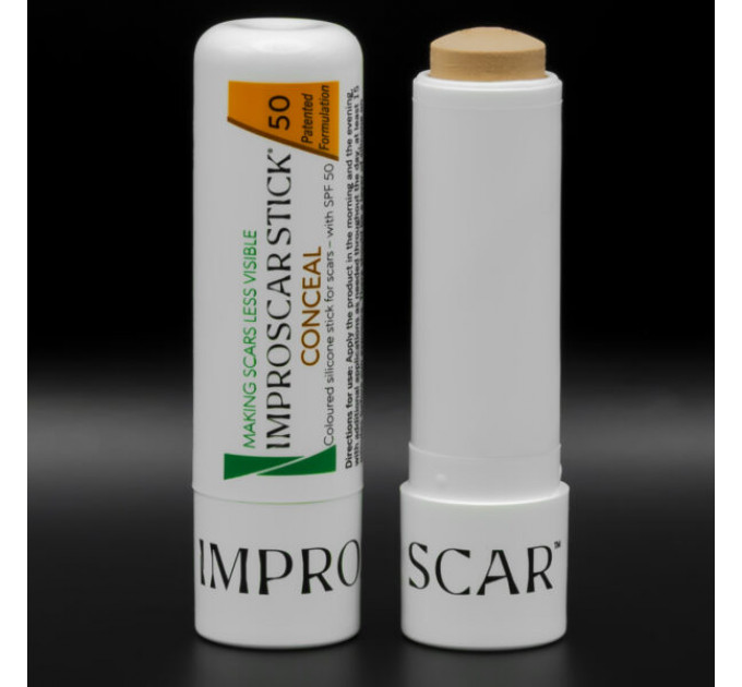 Стик для лечения и маскировки шрамов Improscar Stick 50 Conceal с пигментом и SPF 50 6.9 г