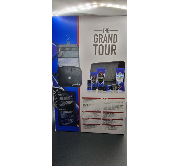 Набір чоловічої косметики Jack Black Travel Kit (гель для вмивання, крем для обличчя, засіб для гоління та дезодорант)