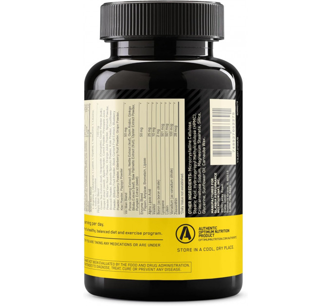 Мультивітамінний комплекс для чоловіків Optimum Nutrition Opti-Men 150 капсул