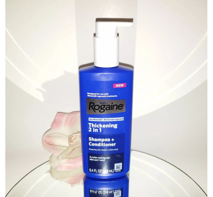 Шампунь-кондиціонер для чоловіків Rogaine 2 в 1 від випадіння волосся 248 мл