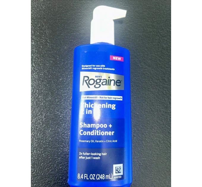 Шампунь-кондиціонер для чоловіків Rogaine 2 в 1 від випадіння волосся 248 мл