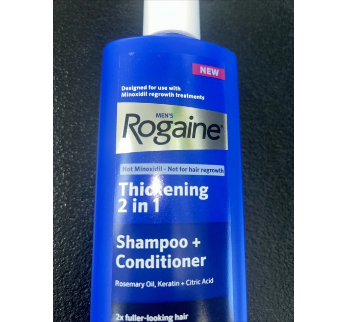 Шампунь-кондиціонер для чоловіків Rogaine 2 в 1 від випадіння волосся 248 мл