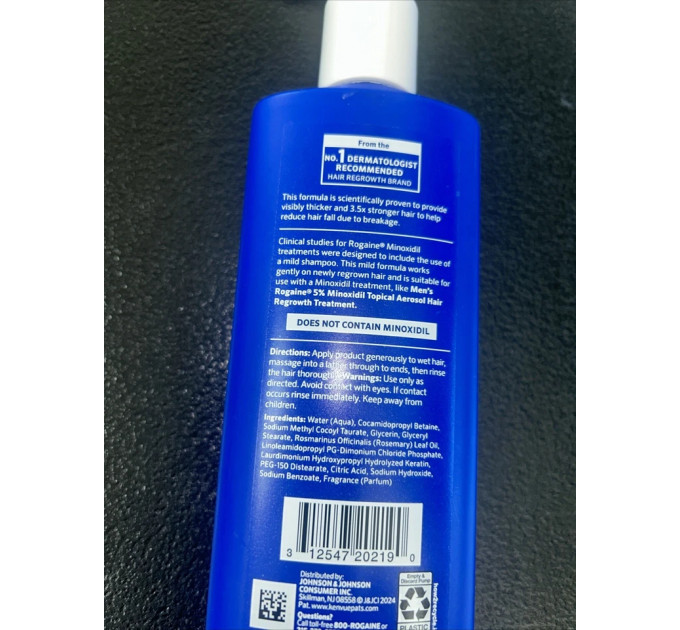 Шампунь-кондиціонер для чоловіків Rogaine 2 в 1 від випадіння волосся 248 мл