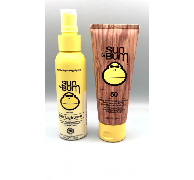 Набір косметики Sun Bum освітлювач для блондинок 118 мл і сонцезахисний крем 88 мл для тіла з SPF 50