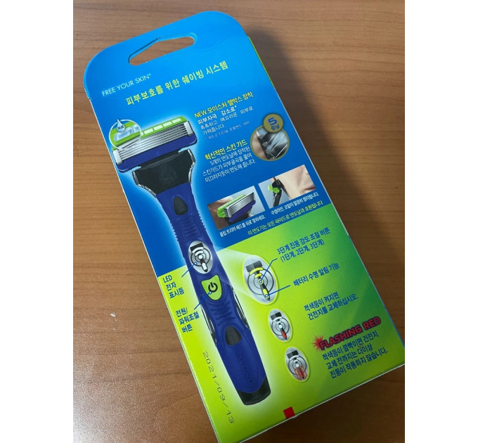 Бритва чоловіча Schick Hydro 5 Premium Power Select Razor (1 станок 1 картридж 1 батарейка)