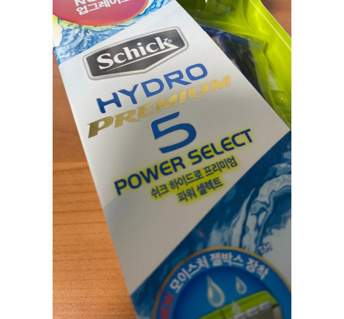 Бритва чоловіча Schick Hydro 5 Premium Power Select Razor (1 станок 1 картридж 1 батарейка)