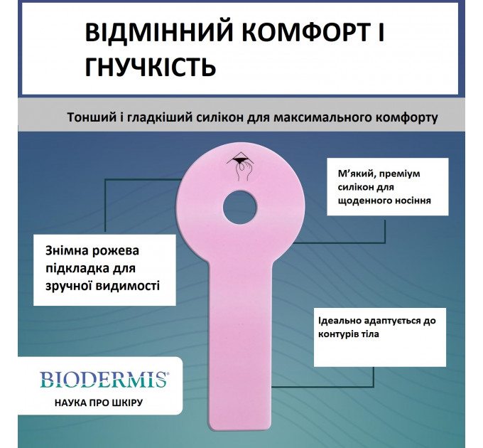 Пластыри против послеоперационных рубцов на груди Epiderm Areopexy силиконовые размер 15×7 см
