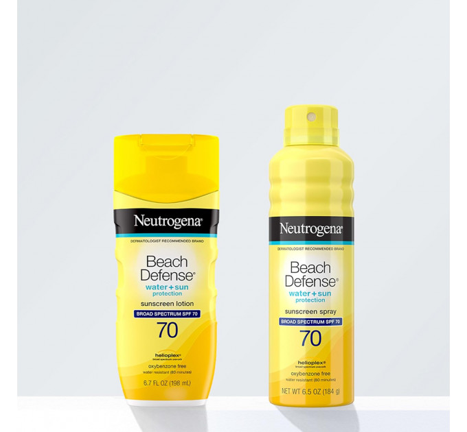 Neutrogena Beach Defense Sunscreen Lotion Broad Spectrum SPF 70 Солнцезащитный лосьон 