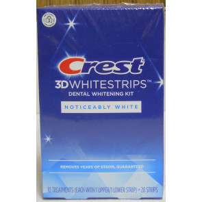 Відбілюючі смужки для зубів Crest 3D Whitestrips Noticeably White 10 стікерів 20 смужок