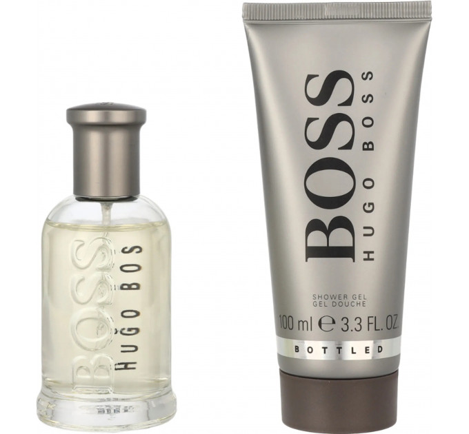 Набір чоловічої парфумерії Hugo Boss Bottled туалетна вода 50 мл + гель для душу 100 мл