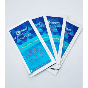 Відбілюючі смужки для зубів Crest 3D White 1 Hour Express 4 стікери (8 смужок)