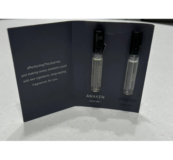 Набор пробников мужского парфюма Tumi Awaken и Unwind 2х2 мл