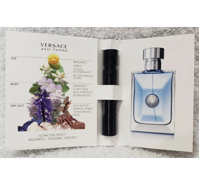 Пробник туалетної води Versace Pour Homme для чоловіків 1 мл