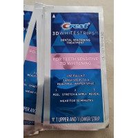 Відбілюючі смужки для зубів Crest 3D Whitestrips Sensitive 4 стікери 8 смужок