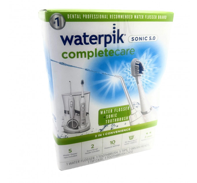Іригатор Waterpik Complete Care 5.0 з електричною зубною щіткою Triple Sonic WP-861