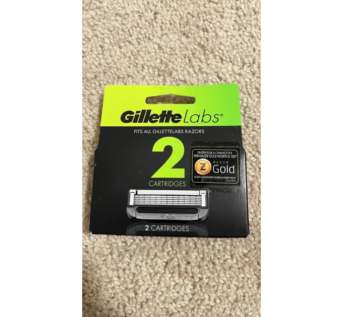 Чоловічий набір для гоління Gillette Labs (бритва з підставкою, 3 картриджами та гелем)