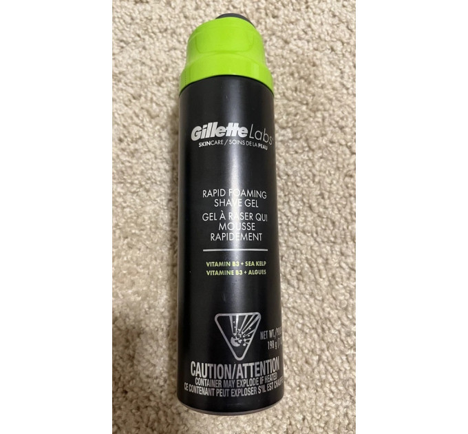 Чоловічий набір для гоління Gillette Labs (бритва з підставкою, 3 картриджами та гелем)