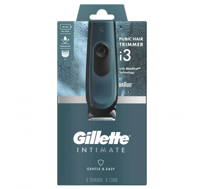 Тример Gillette Intimate i3 із захисною насадкою для делікатних зон