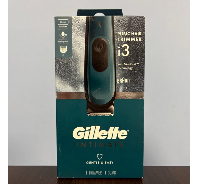 Тример Gillette Intimate i3 із захисною насадкою для делікатних зон