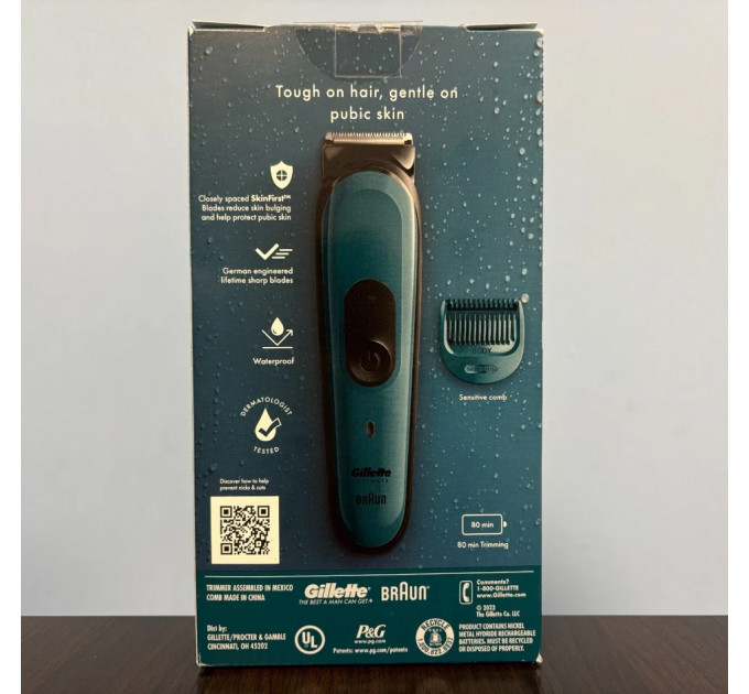 Тример Gillette Intimate i3 із захисною насадкою для делікатних зон