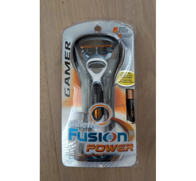 Бритва чоловіча Gillette Fusion Power Gamer 1 станок 1 змінне лезо 1 батарейка
