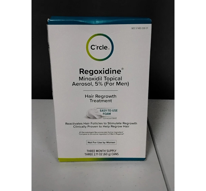 Піна міноксидилу для росту волосся і бороди C'rcle Minoxidil 5% 60 г
