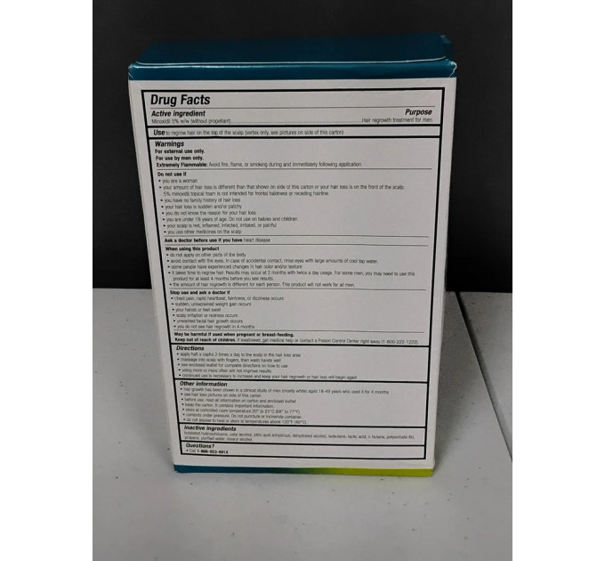 Піна міноксидилу для росту волосся і бороди C'rcle Minoxidil 5% 60 г