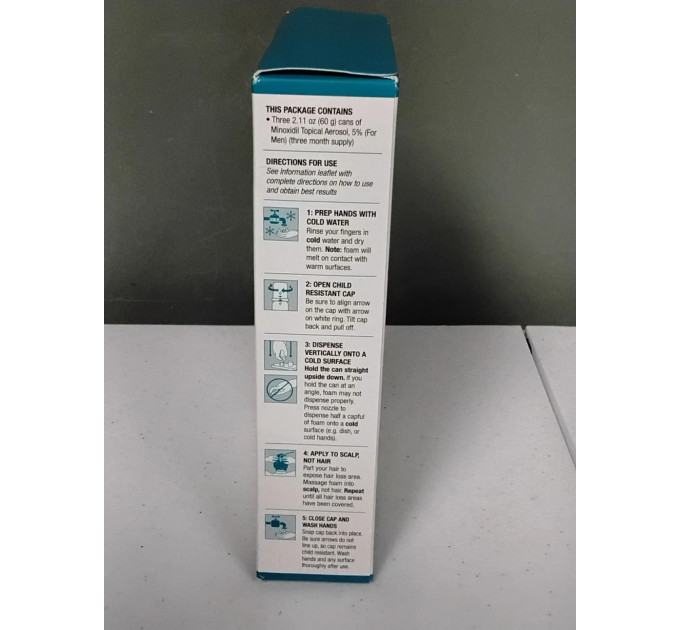 Піна міноксидилу для росту волосся і бороди C'rcle Minoxidil 5% 60 г